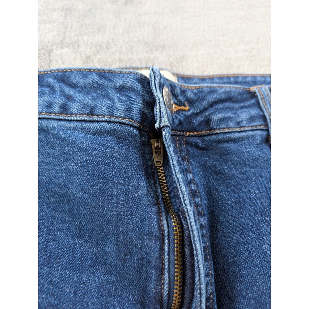 Eloquii Jeans Womens 16 Blue Stretch Flare Denim High Rise Casual Boho Trendy - Picture 5 of 12